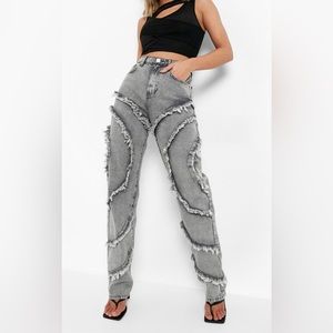 Acid Wash Statement Jeans